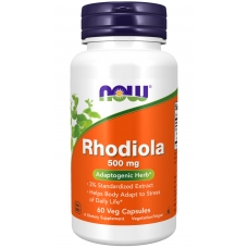 Now Rhodiola 500 mg 60 капсул (Экстракт родиолы)