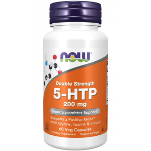 Now 5-HTP 200 mg 60 капсул (Гидрокситриптофан)