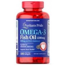 Puritans Pride Omega-3 Fish Oil 1200 mg 100 капсул