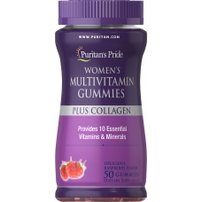 Puritans Pride Womens Multivitamin Gummies Plus Collagen 50 Gummies