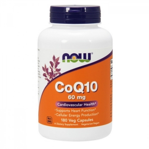 Коэнзим NOW CoQ10 60 mg 60 veg капсул