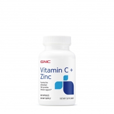 GNC Vitamin C + Zinc 60 капсул (Цинк цитрат + витамин Ц)