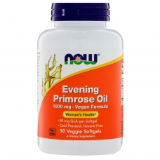 NOW Evening Primrose Oil 1000 mg 90 капсул (Масло примулы вечерней )