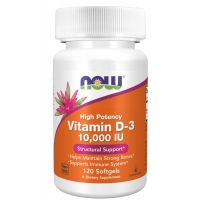 Now Vitamin D-3 10,000 IU 120 капсул  (Витамин Д)