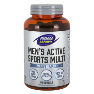 NOW Men's Active Sports Multi 180 Softgels