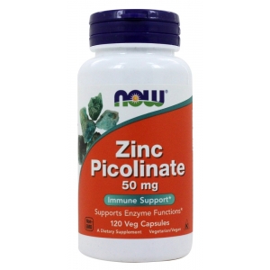 Now Zinc Picolinate 50mg 120 капсул (Цинк пиколинат)