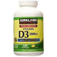 Kirkland Signature Vitamin D-3 2000 I.U. 600 Softgels (Витамин Д)