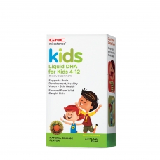 Жирные кислоты GNC Milestones® Kids Liquid DHA 75 мл (Natural Orange)
