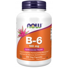 Now B-6 100 mg 250 капсул (пиридоксин)