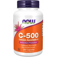Now C-500 Calcium Ascorbate 250 капсул