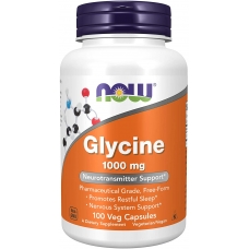 Now Glycine 1000 mg 100 капсул (Глицин)