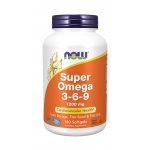 Now Super Omega 3-6-9 1200 mg 180 softgels
