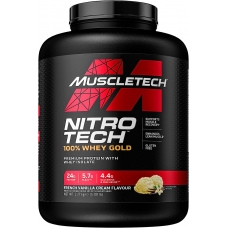 Muscletech® Nitro Tech™ 100% Whey Gold 2,51 кг (Французская ваниль)
