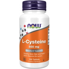 Now L-Cysteine 500 mg 100 таблеток (L- Цистеин)