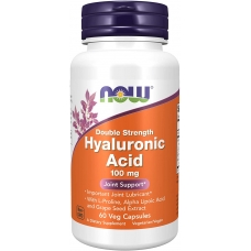 Now Hyaluronic Acid 100 mg 60 капсул (Гиалуроновая кислота)