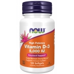 Now Vitamin D-3 5000 IU 120 капсул (Витамин Д)