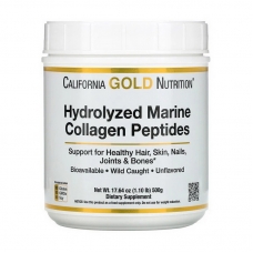 California Gold Nutrition Hydrolyzed Marine Collagen Peptides 500 грамм