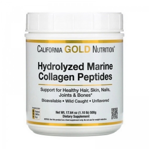 California Gold Nutrition Hydrolyzed Marine Collagen Peptides 500 грамм