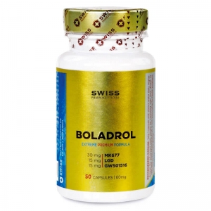 Swiss Pharmaceuticals Boladrol 50 капсул (ибутаморен + лигандрол + кардарин)