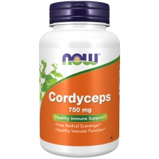 Кордицепс NOW Cordyceps 750 mg 90 капсул