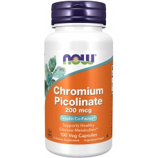 Now Chromium Picolinate 200 mcg 100 капсул