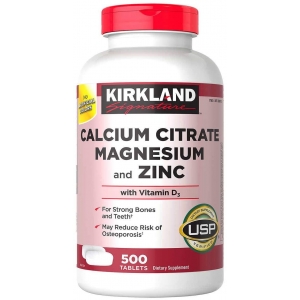 Цитратный кальций Kirkland Calcium Citrate 500 mg 500 таблеток