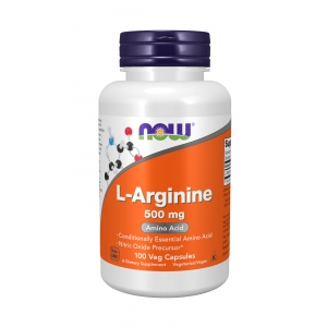 Now L-Arginine 500 mg 100 капсул (Аргинин)