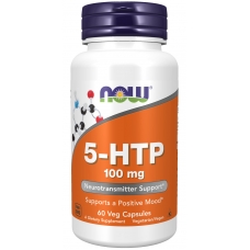 Now 5-HTP 100 mg 60 капсул (Гидрокситриптофан)