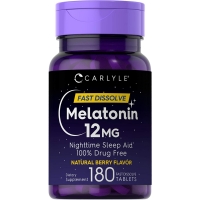 Carlyle™ Melatonin 12 mg 180 быстро растворимых таблеток 