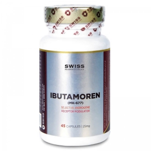 Swiss Pharmaceuticals MK-677 25 mg 45 капсул (Ибутаморен)