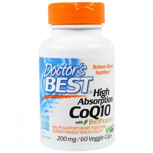 Doctors BEST High Absorption CoQ10 200 mg 60 veg капсул