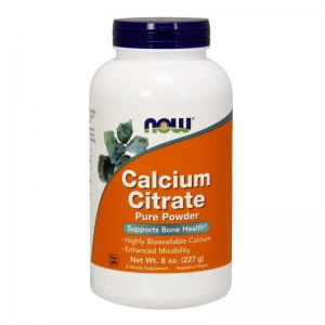 NOW Calcium Citrate Pure Powder 227 грамм (кальций цитрат)