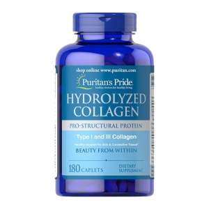 Puritan's Pride Hydrolyzed Collagen 1000 mg 180 caplets (гидролизат коллагена)
