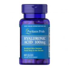 Puritan's Pride Hyaluronic Acid 100 mg 60 капсул