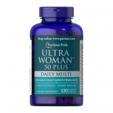 Puritan's Pride Ultra Woman 50 Plus Daily Multi Timed Release 120 caplets