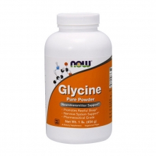 Глицин NOW Glycine Pure Powder 454 грамм