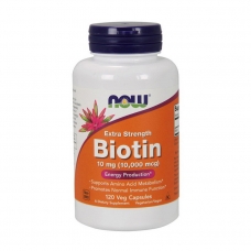 Биотин NOW Biotin 10000 mcg 120 veg капсул