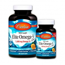 Carlson Labs Elite Omega 3 1600 mg 90+30 softgels