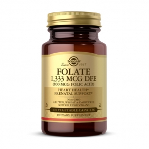 Solgar Folate 1333 mcg DFE (Folic Acid 800 mcg) 100 veg капсул