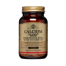 Solgar Calcium 600 with Vitamin D3 60 tabs