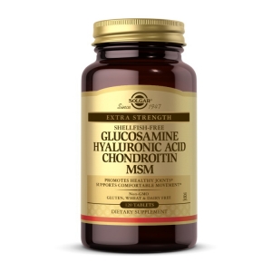 Solgar Glucosamine Hyaluronic Acid Chondroitin MSM 120 таблеток