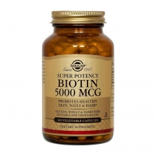 Solgar Biotin 5000 mcg 100 veg капсул (Солгар Биотин)