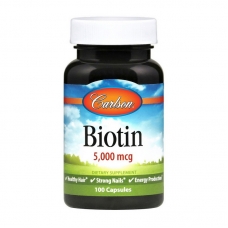 Биотин Carlson Labs Biotin 5000 mcg 100 капсул