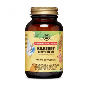 Solgar Bilberry Berry Extract 60 veg caps