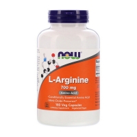 NOW L-Arginine 700 mg 180 veg капсул (Аргинин)