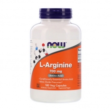 Аргинин NOW L-Arginine 700 mg 180 veg капсул