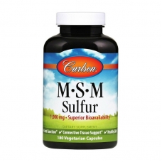 Carlson Labs MSM Sulfur 1000 mg 180 veg капсул