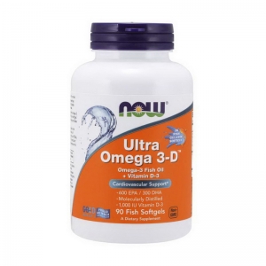 NOW Ultra Omega 3-D 90 softgels (900 EPA+DHA)