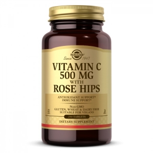 Solgar Vitamin C 500 mg with Rose Hips 250 таблеток