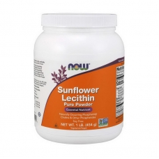 NOW Sunflower Lecithin Pure Powder 454 грамм (подсолнечниковый лецитин в порошке)